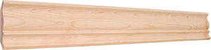 Hardware Resources SC14ALD 3/4" D x 4-1/2" H Alder Standard Crown Moulding