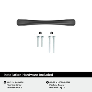 Amerock BP37230CZ Champagne Bronze Cabinet Pull 3 inch (76mm) Center-to-Center Cabinet Hardware Vaile Furniture Hardware Drawer Pull