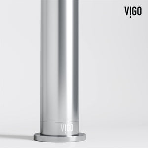VIGO Cass 12 inch H Single Hole Single Handle Bathroom Faucet in Chrome - Vessel Sink Faucet VG03030CH