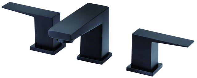 Gerber D304162BS Satin Black Mid-town Two Handle Widespread Lavatory Faucet