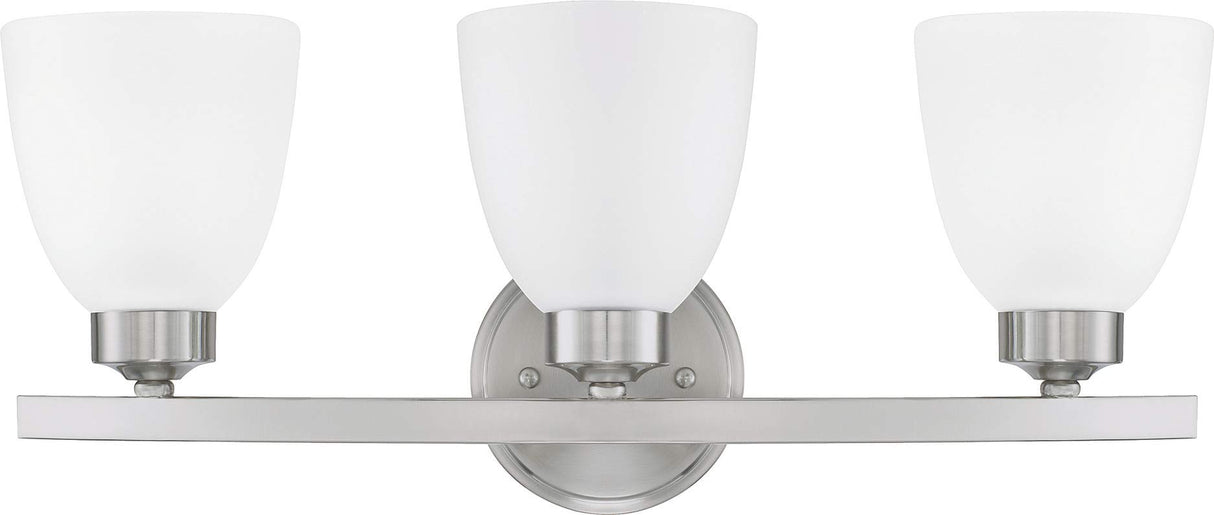 Capital Lighting 114331BN-333 Jameson 3 Light Vanity Brushed Nickel