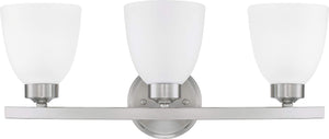 Capital Lighting 114331BN-333 Jameson 3 Light Vanity Brushed Nickel