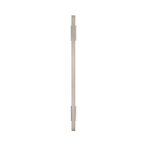 Amerock Cabinet Pull Polished Chrome/Satin Nickel 6-5/16 inch (160 mm) Center to Center Urbanite 1 Pack Drawer Pull Drawer Handle Cabinet Hardware