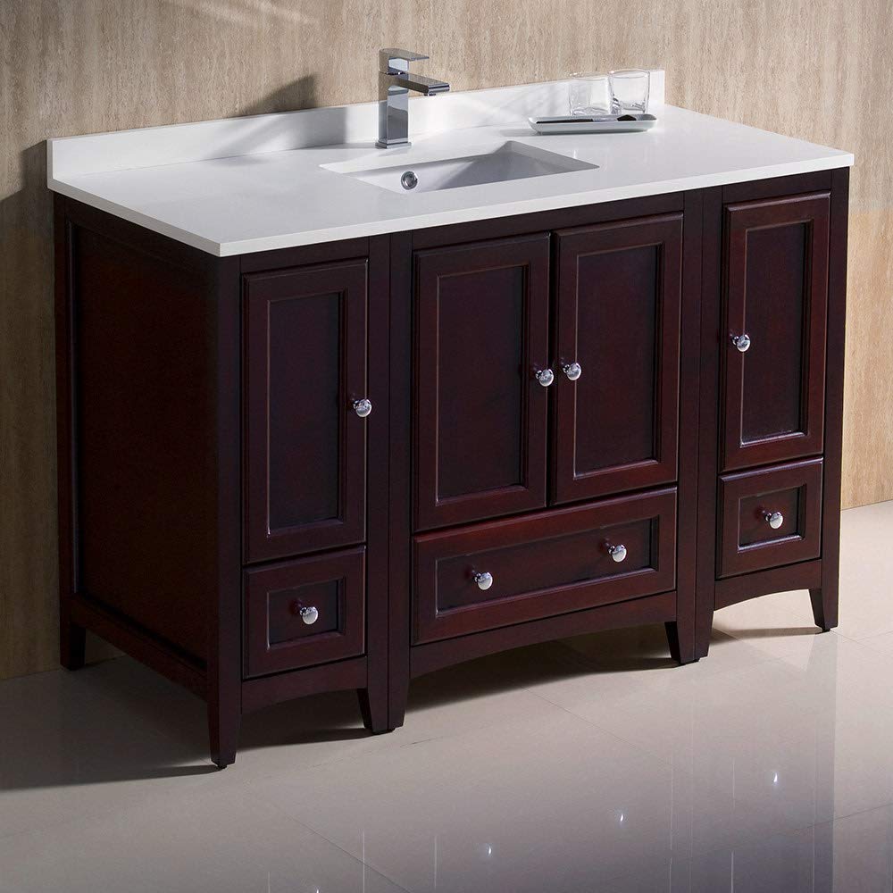 Fresca FCB20-122412AW-CWH-U Cabinets with Top and Sink