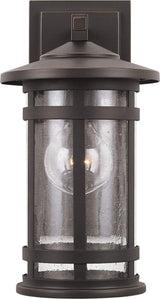 Capital Lighting 935511OZ Mission Hills 1 Light Outdoor Wall Lantern Oiled Bronze