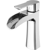 VIGO Paloma 6.75 inch H Single Hole Single Handle Single Hole Bathroom Faucet in Chrome - Bathroom Sink Faucet VG01041CH