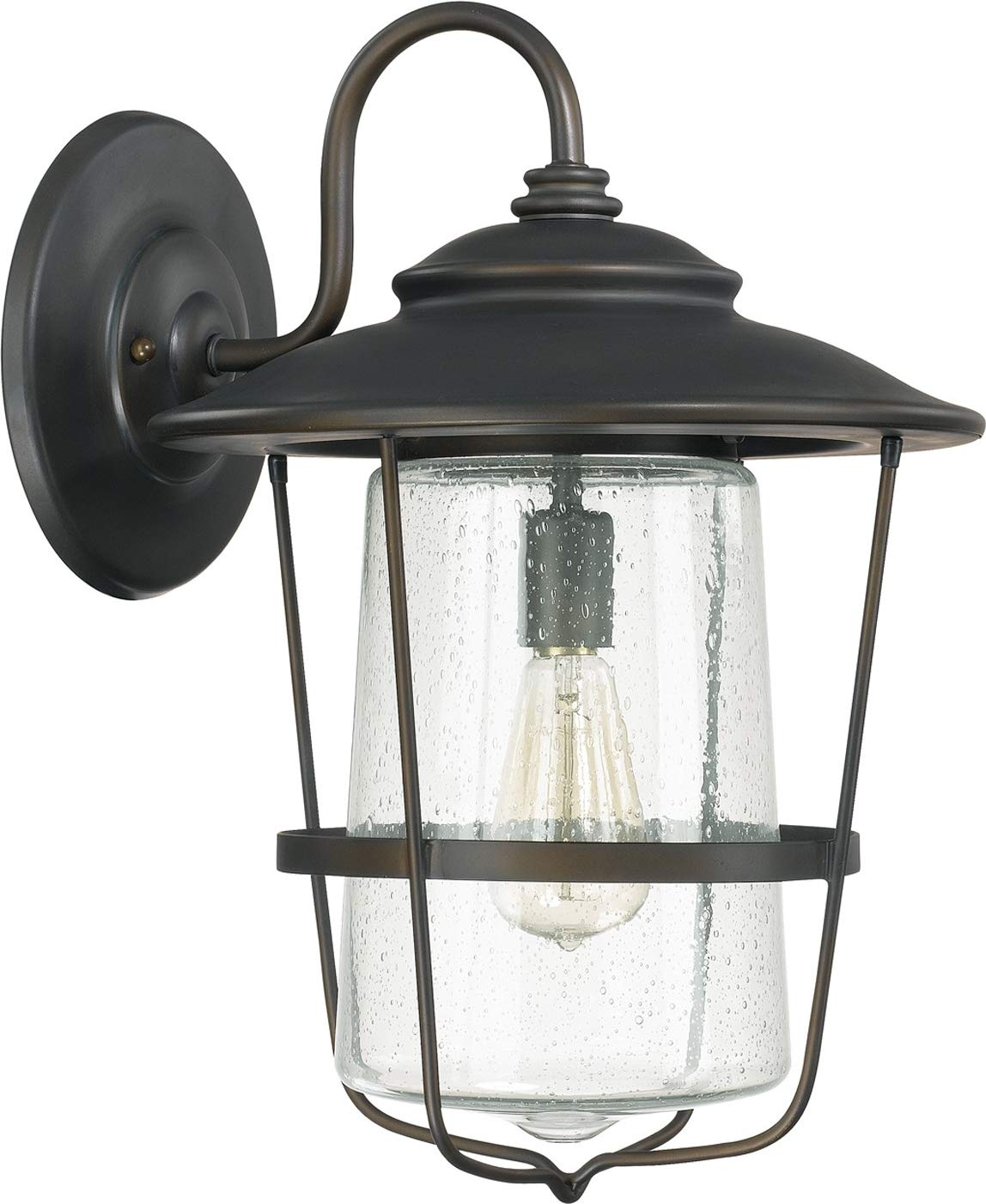 Capital Lighting 9603OB Creekside 1 Light Outdoor Wall Lantern Old Bronze