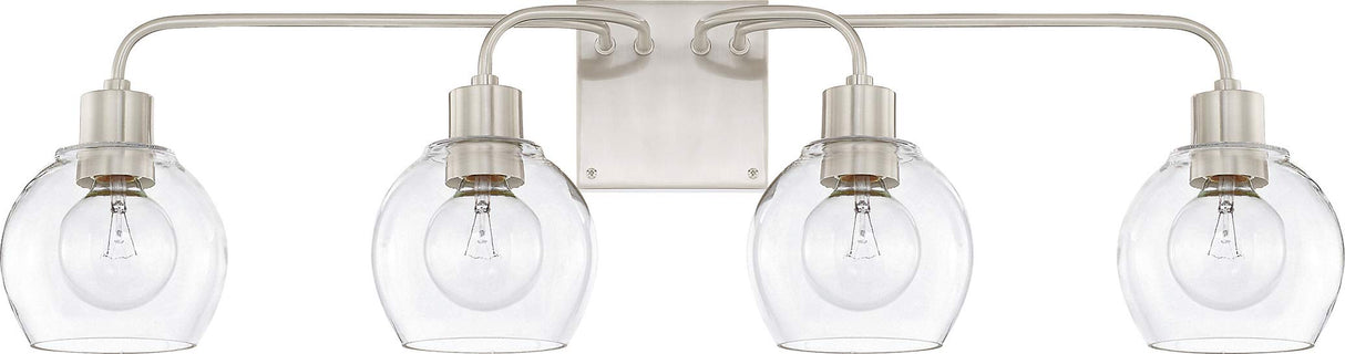Capital Lighting 120041BN-426 Tanner 4 Light Vanity Brushed Nickel