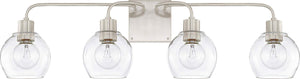 Capital Lighting 120041BN-426 Tanner 4 Light Vanity Brushed Nickel