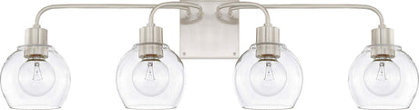 Capital Lighting 120041BN-426 Tanner 4 Light Vanity Brushed Nickel