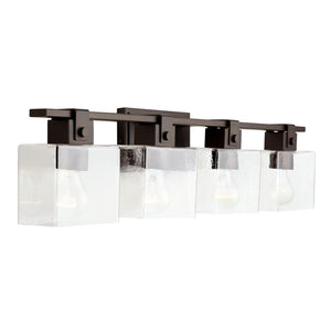 Capital Lighting 139144OR-498 Graham 4 Light Vanity Oil Rubbed Bronze
