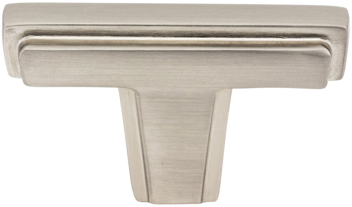 Jeffrey Alexander 259SN 2" Satin Nickel Lexa Cabinet "T" Knob