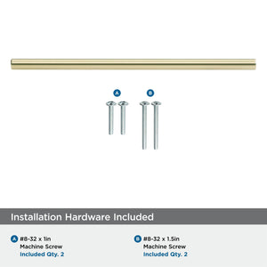 Amerock Cabinet Pull Champagne Bronze 7-9/16 inch (192 mm) Center to Center Bar Pulls 1 Pack Drawer Pull Drawer Handle Cabinet Hardware