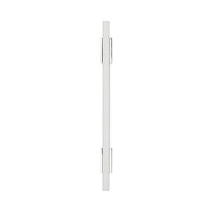 Amerock Cabinet Pull Polished Chrome/White 5-1/16 inch (128 mm) Center to Center Urbanite 1 Pack Drawer Pull Drawer Handle Cabinet Hardware