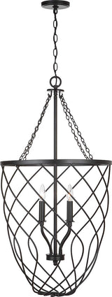 Capital Lighting 531641MB Sonnet 4 Light Foyer Matte Black