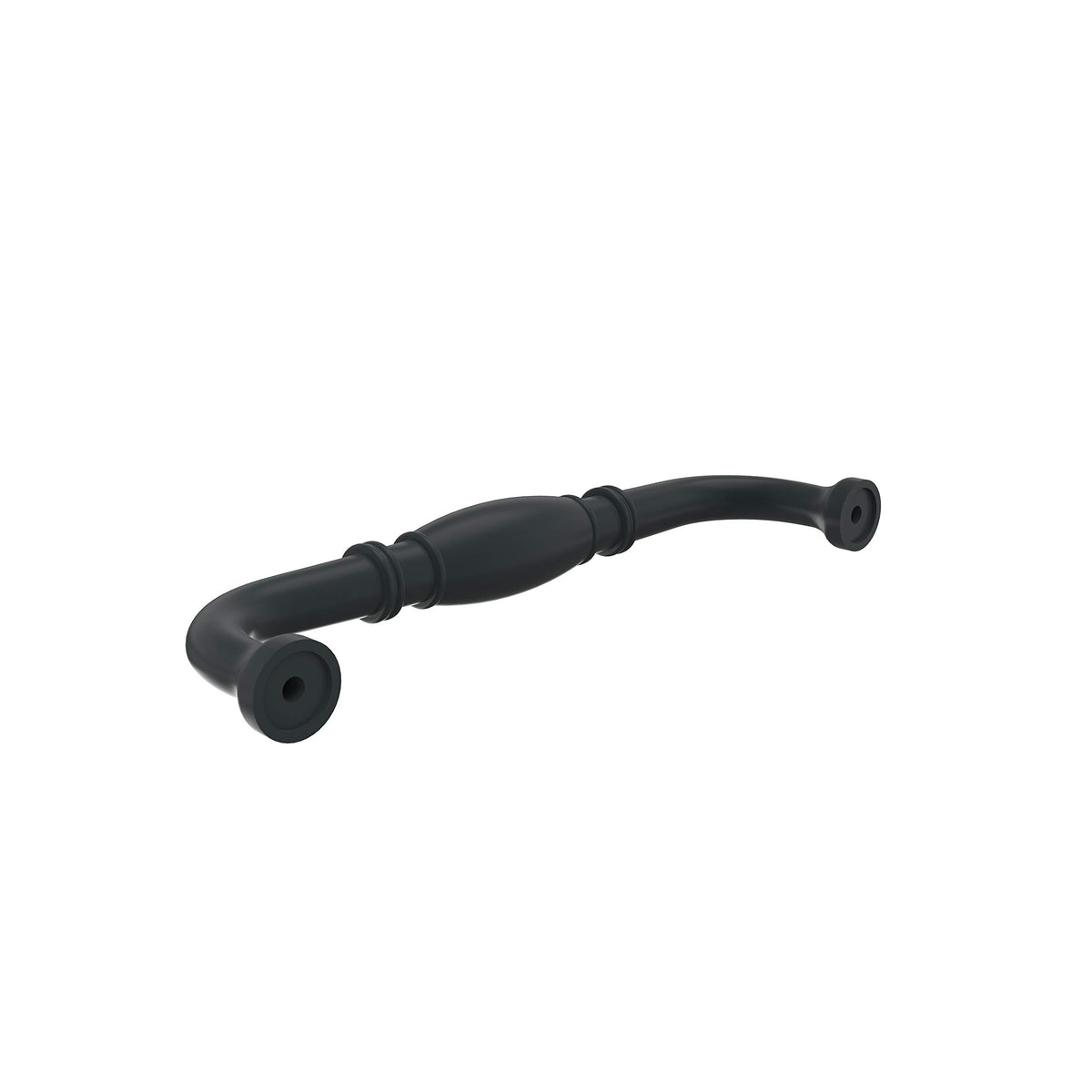 Amerock Cabinet Pull Matte Black 5-1/16 inch (128 mm) Center-to-Center Granby 1 Pack Drawer Pull Drawer Handle Cabinet Hardware