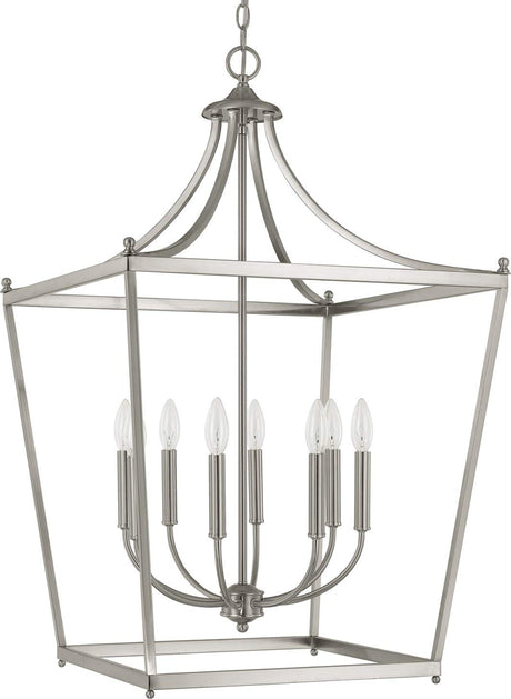 Capital Lighting 9553BN Stanton 8 Light Foyer Brushed Nickel