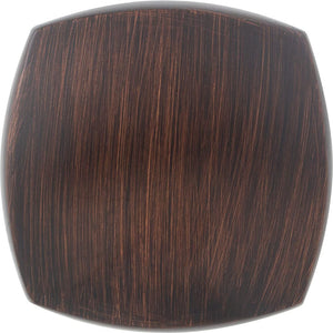 Jeffrey Alexander 278L-DBAC 1-3/8" Overall Length Brushed Oil Rubbed Bronze Square Audrey Cabinet Knob