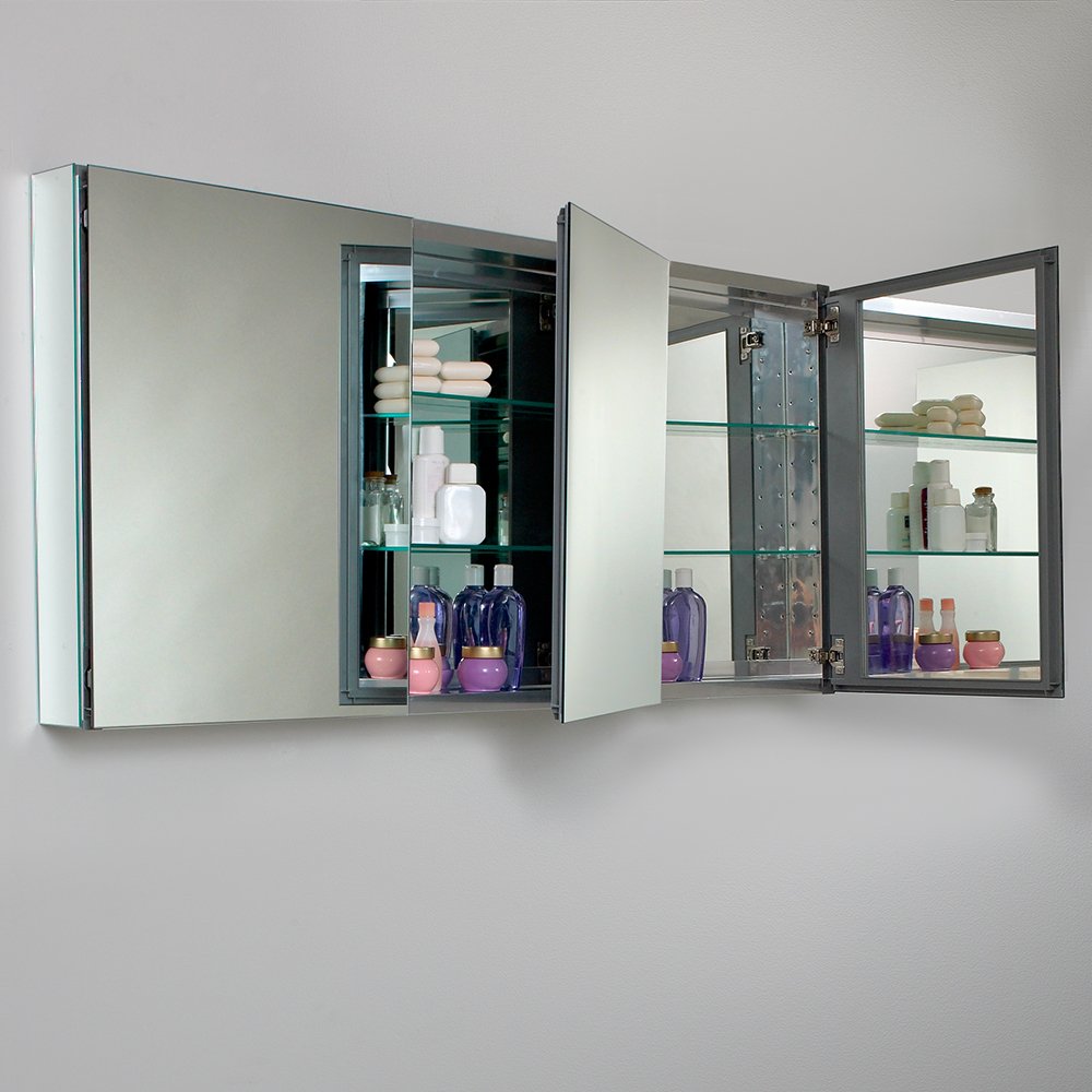 Fresca FMC8019 Fresca 60" Wide x 26" Tall Bathroom Medicine Cabinet w/ Mirrors