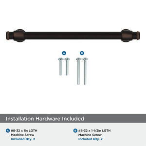 Amerock BP36771ORB Oil Rubbed Bronze Cabinet Pull 6-5/16 in (160 mm) Center-to-Center Cabinet Handle Winsome Drawer Pull Kitchen Cabinet Handle Furniture Hardware