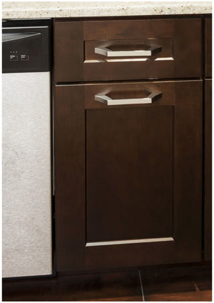Jeffrey Alexander 798-160PC 160 mm Center-to-Center Polished Chrome Square Royce Cabinet Pull