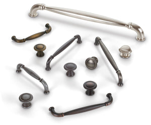 Jeffrey Alexander 737-96DBAC 96 mm Center-to-Center Brushed Oil Rubbed Bronze Chesapeake Cabinet Pull