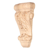 Hardware Resources CORK-1MP 2-3/4" W x 1-3/8" D x 6" H Maple Low-profile Acanthus Corbel