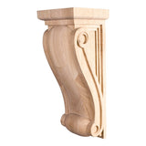 Hardware Resources COR17-2CH 5-1/2" W x 5" D x 14" H Cherry Neo Gothic Corbel