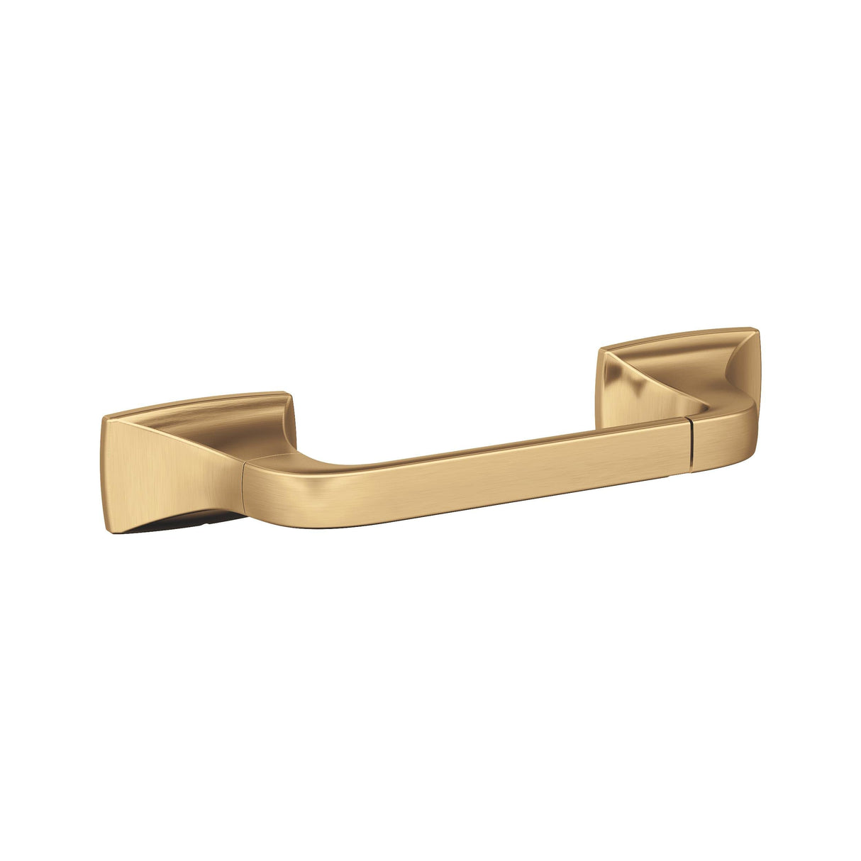 Amerock BH36011CZ Champagne Bronze Pivoting Double Post Toilet Paper Holder 10-5/8 in. (270 mm) Toilet Tissue Holder Highland Ridge Bath Tissue Holder Bathroom Hardware Bath Accessories