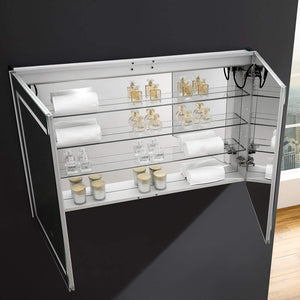 Fresca FMC024830 Fresca Spazio 48" Wide x 30" Tall Bathroom Medicine Cabinet w/ LED Lighting & Defogger