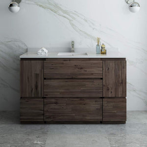 Fresca FCB31-123012ACA-FC Fresca Formosa 53" Floor Standing Modern Bathroom Cabinet
