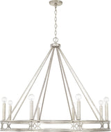 Capital Lighting 443481AS Merrick 8 Light Chandelier Antique Silver