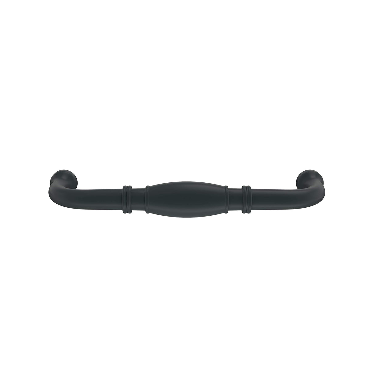Amerock Cabinet Pull Matte Black 5-1/16 inch (128 mm) Center-to-Center Granby 1 Pack Drawer Pull Drawer Handle Cabinet Hardware