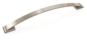 Amerock Appliance Pull Satin Nickel 12 inch (305 mm) Center to Center Candler 1 Pack Drawer Pull Drawer Handle Cabinet Hardware