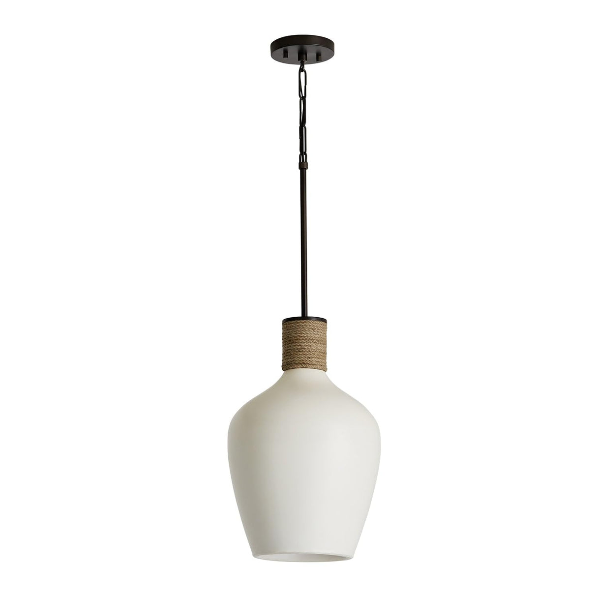 Capital Lighting 340614PW Destin 1 Light Pendant Dark Pewter