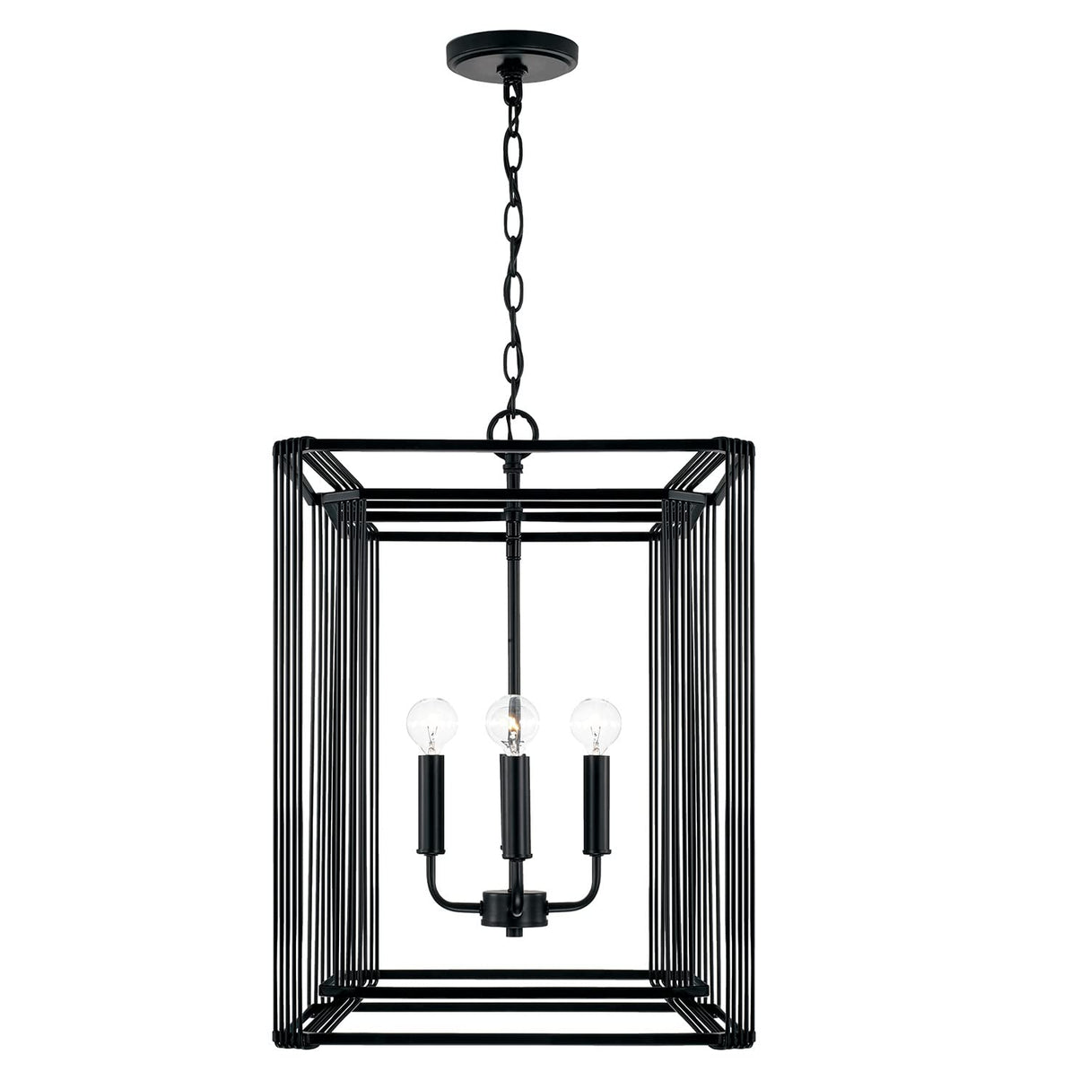 Capital Lighting 546041MB Lennon 4 Light Foyer Matte Black