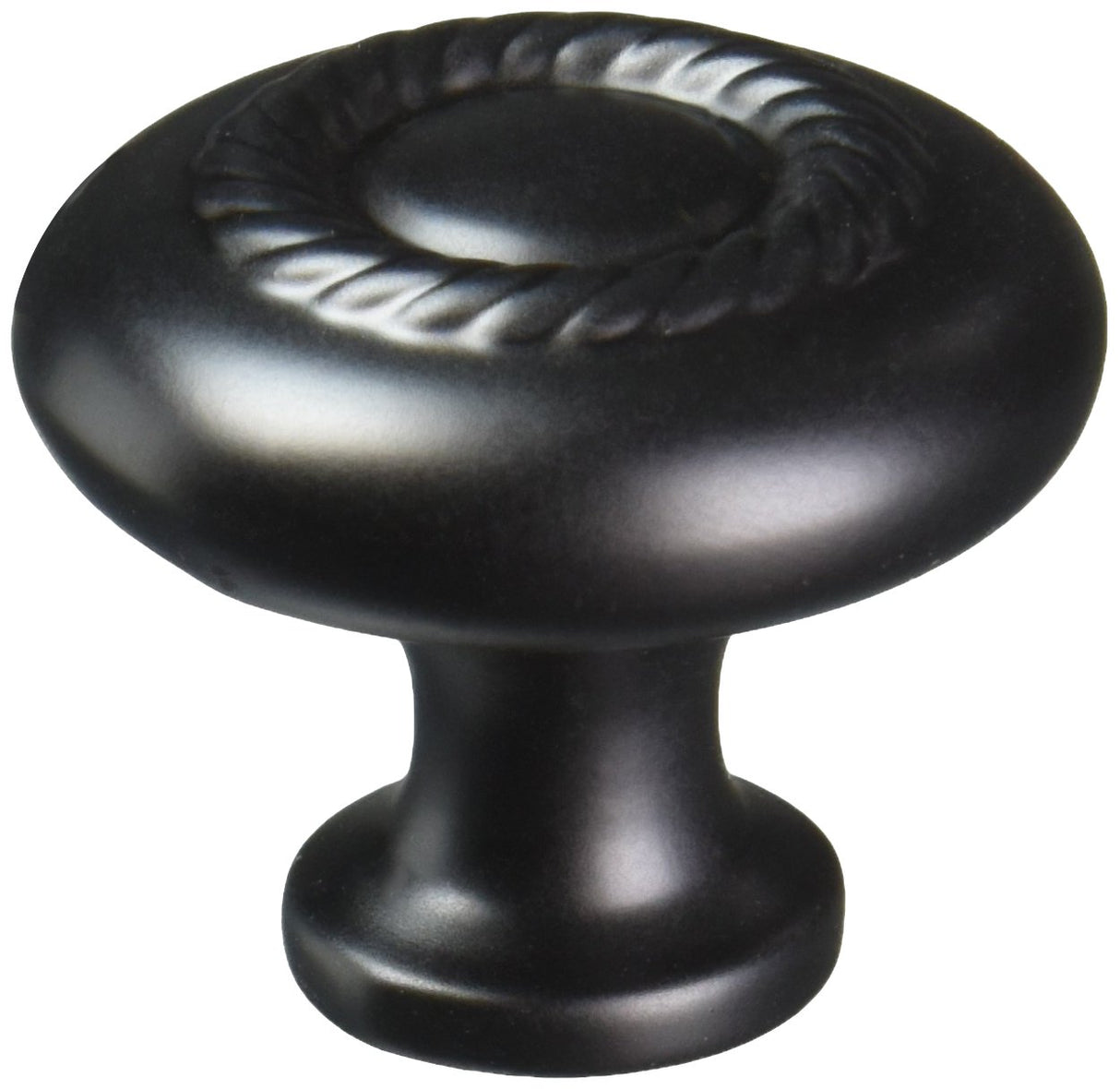 Jeffrey Alexander Z117-MB 1-1/4" Diameter Matte Black Lenoir Cabinet Knob