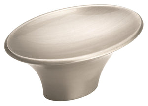 Amerock BP26129G10 Sleek 1-15/16 in (49 mm) Length Satin Nickel Cabinet Knob