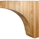 Hardware Resources COR32-3HMP 5" W x 18" D x 18" H Hard Maple Minimalist Corbel