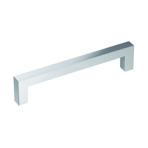 Amerock Cabinet Pull Polished Chrome 5-1/16 inch (128 mm) Center-to-Center Monument 1 Pack Drawer Pull Drawer Handle Cabinet Hardware