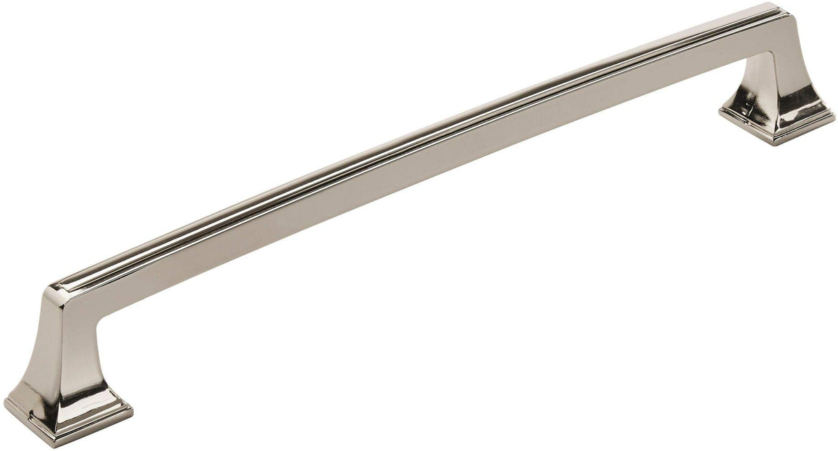 Amerock Appliance Pull Polished Nickel 12 inch (305 mm) Center to Center Mulholland 1 Pack Drawer Pull Drawer Handle Cabinet Hardware