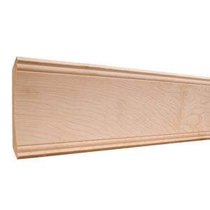 Hardware Resources MC10POP 3/4" D x 5-1/4" H Poplar Ogee Cove Crown Moulding