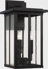 Capital Lighting 943832BK Barrett 3 Light Outdoor Wall Lantern Black