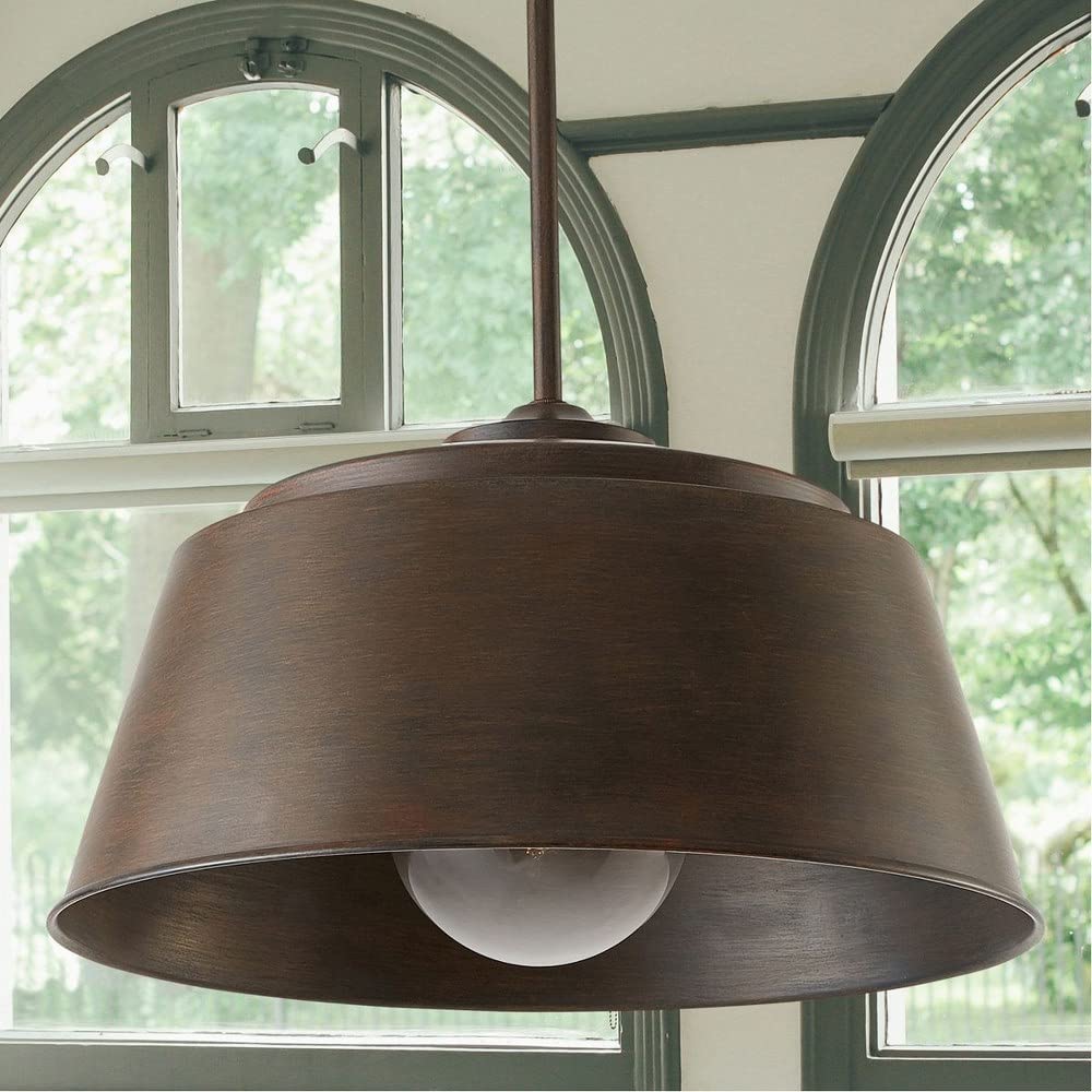 Capital Lighting 229111NG Tybee 1 Light Pendant Nordic Grey