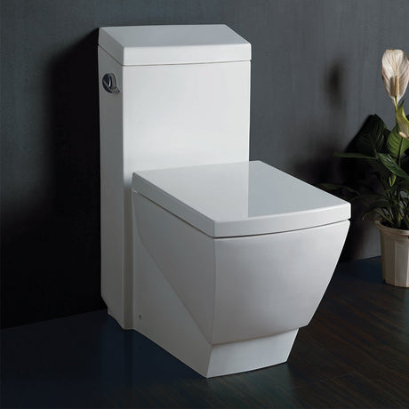 Fresca FTL2336 Fresca Apus One-Piece Square Toilet w/ Soft Close Seat