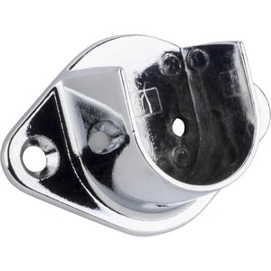 Hardware Resources M7250 Chrome Open Screw-In Mounting Bracket for 1-1/16