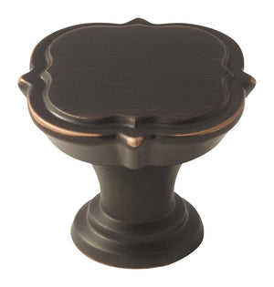 Amerock Cabinet Knob Oil Rubbed Bronze 1-3/8 inch (35 mm) Diameter Grace Revitalize 1 Pack Drawer Knob Cabinet Hardware