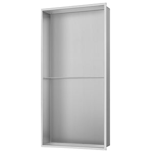 PULSE ShowerSpas NI-1224V-SSB Niche in Brushed Stainless Steel