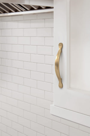 Amerock Cabinet Pull Champagne Bronze 3-3/4 in (96 mm) Center-to-Center Drawer Pull Inspirations Kitchen and Bath Hardware Furniture Hardware