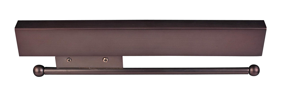 Hardware Resources 295W-DBAC Brushed Oil Rubbed Bronze 12" Sliding Valet Rod